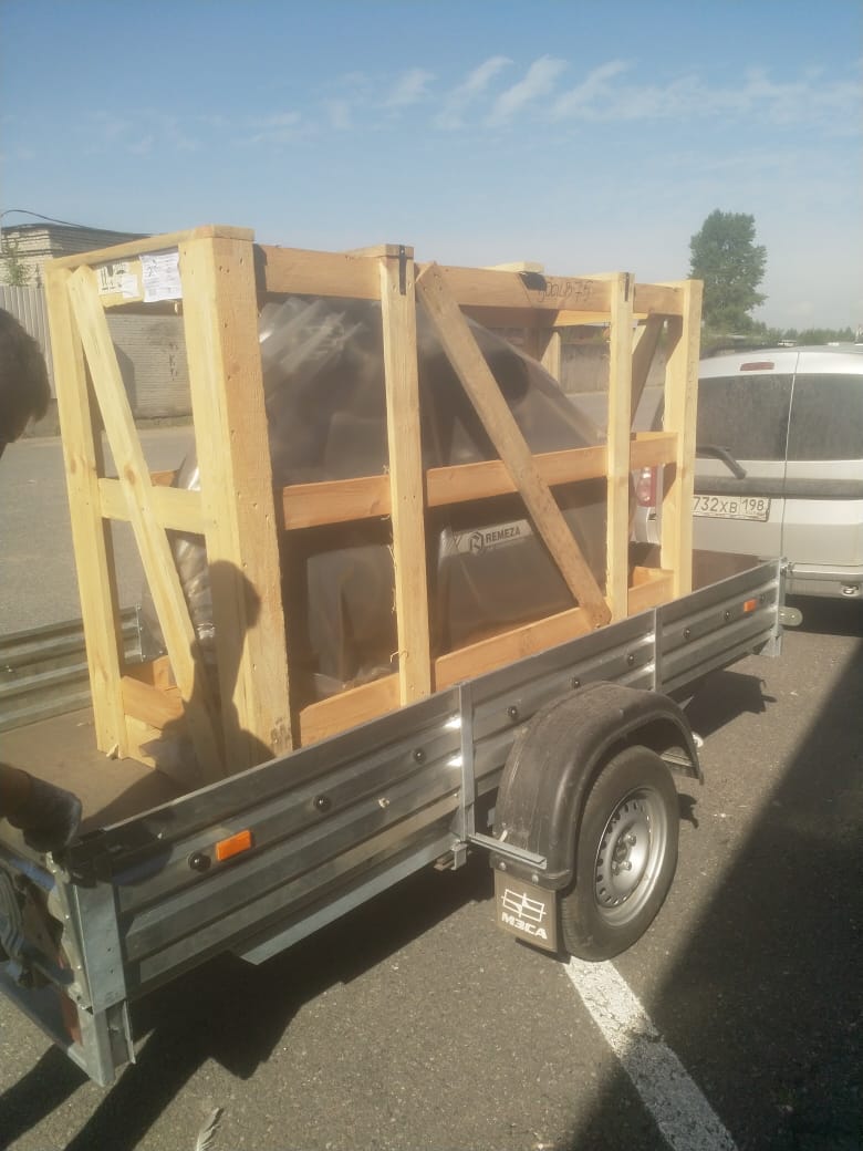 Отгрузка поршневого компрессора Remeza СБ4/Ф-500.LB75 в г. Санкт-Петербург