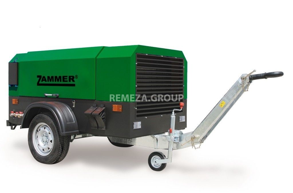 Дизельный компрессор Zammer 3.1/15-WR ( на шасси с регулируемым дышлом)