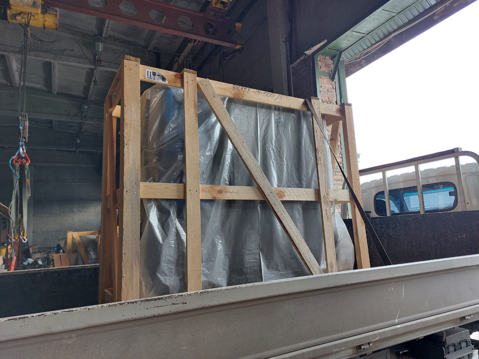 Отгрузка компрессора Remeza ВК15Е-15-500Д в г. Новосибирск