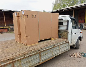Отгрузка компрессоров Remeza СБ4/Ф-270.LB75 в г. Красноярск