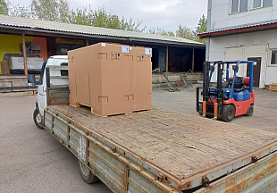 Отгрузка компрессоров Remeza СБ4/Ф-270.LB75 в г. Красноярск