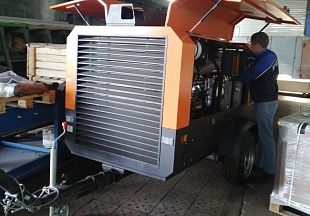 Отгрузка винтового компрессора Remeza ДК-12/10